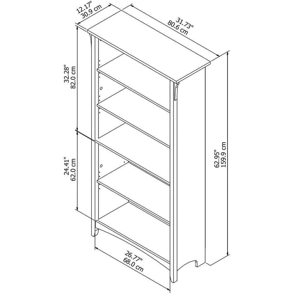 5 Shelf Bookcase Q31512
