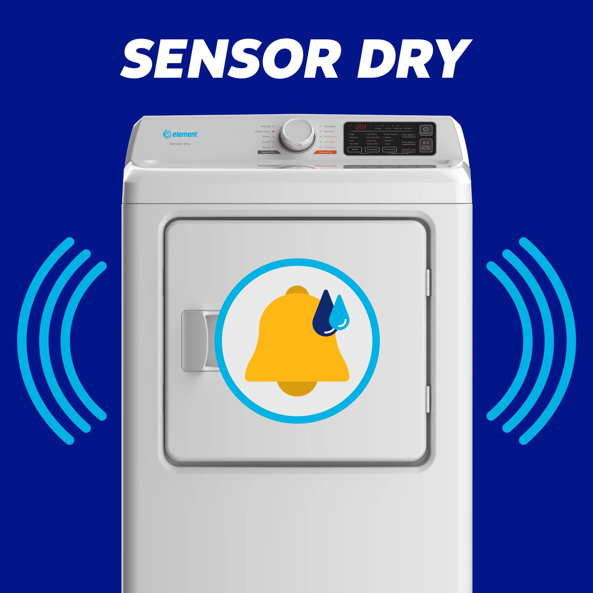 6.7 cu. ft. Front Load Gas Dryer in White J768