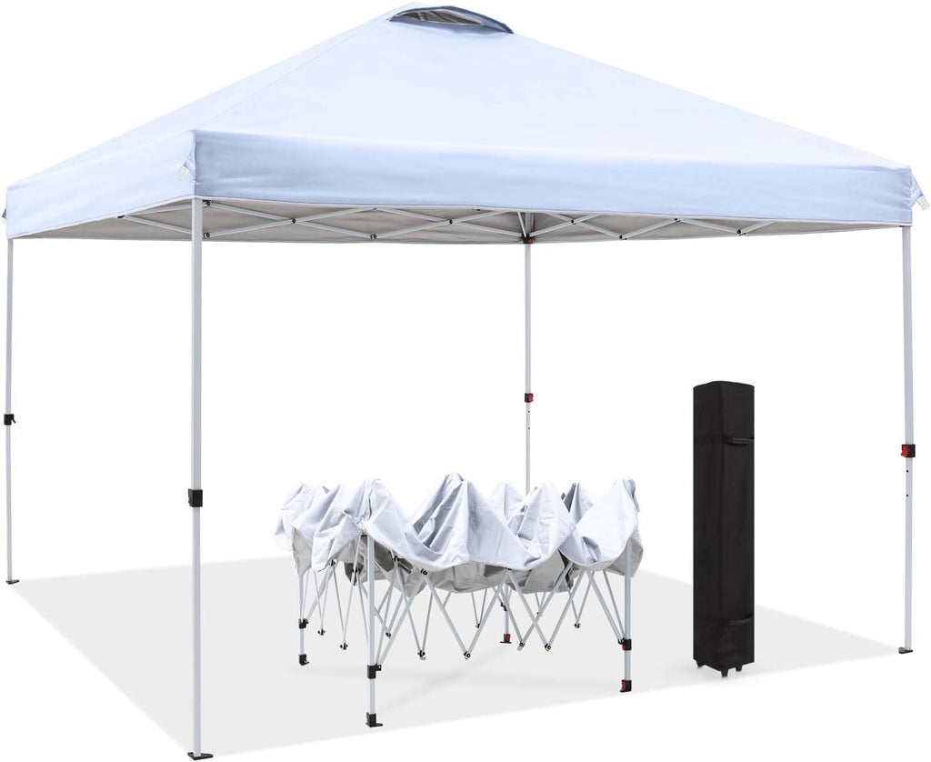 10X10FT Pop Up Canopy Tent with Wheeled Bag X337