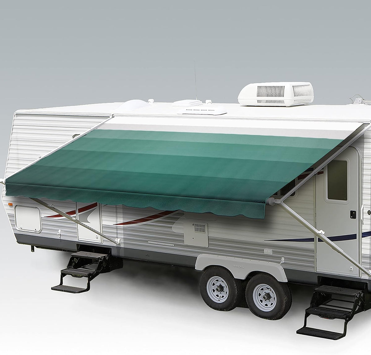 Heavy Duty Weatherproof Vinyl RV Awning Fabric Replacement P991