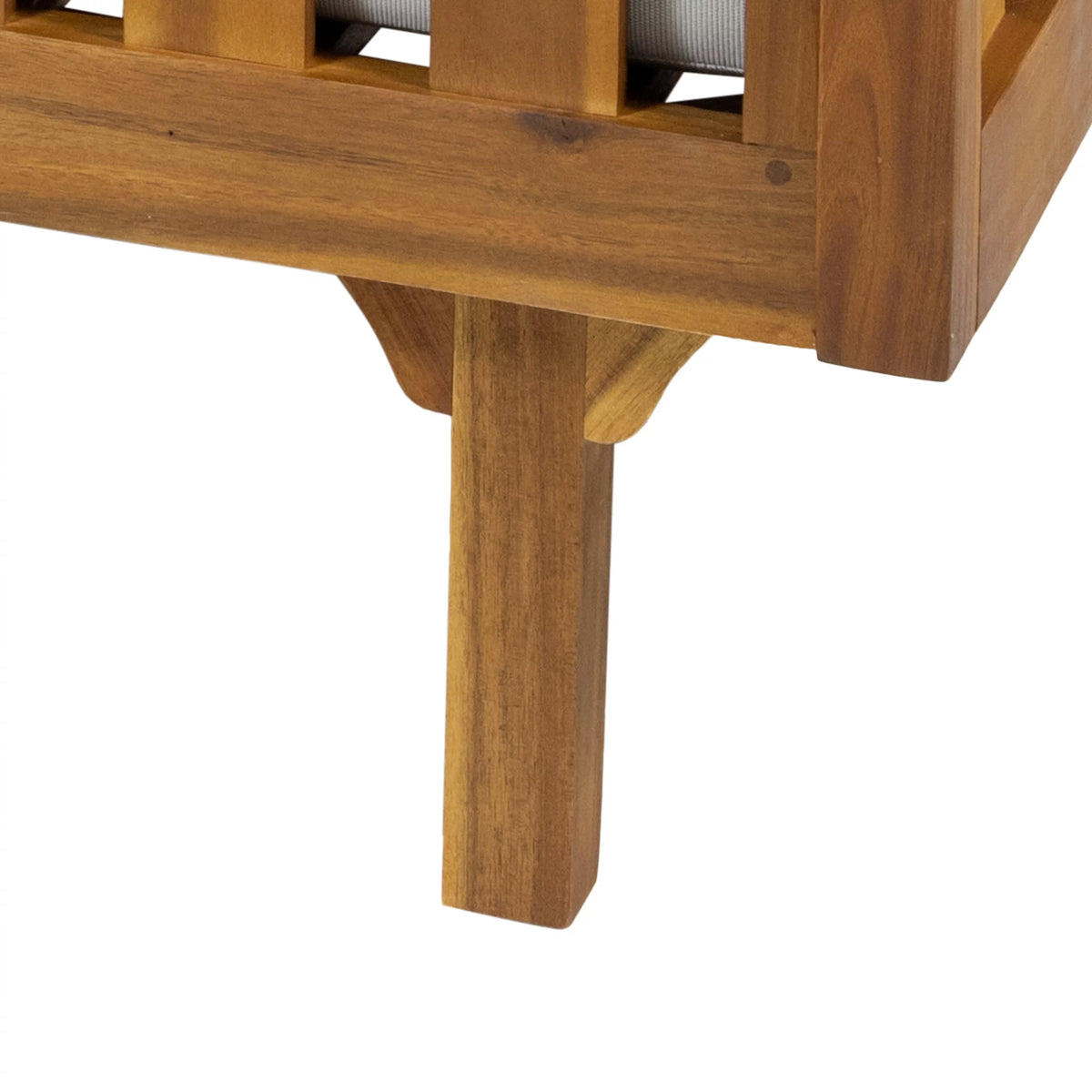 3-Seater Acacia Wood Outdoor Daybed X8394
