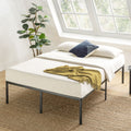 16 Inch Black Metal Platform Bed Frame Queen X90750