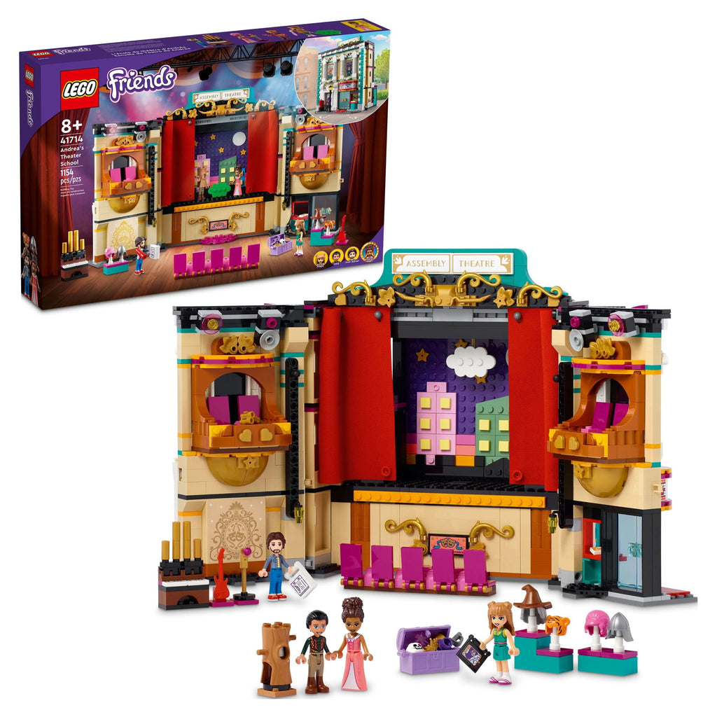 Theater School Playset with 4 Mini-Dolls L956