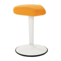 Active Perch Seat with White Frame and Orange Fabric 24"-34" I5533