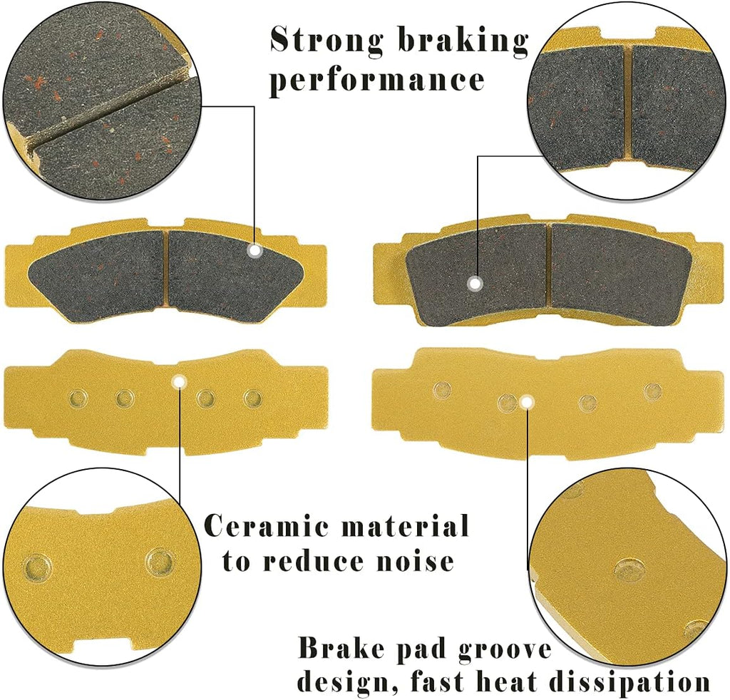 Heavy Duty Front & Rear Brake Pads Pack of 2 G8747
