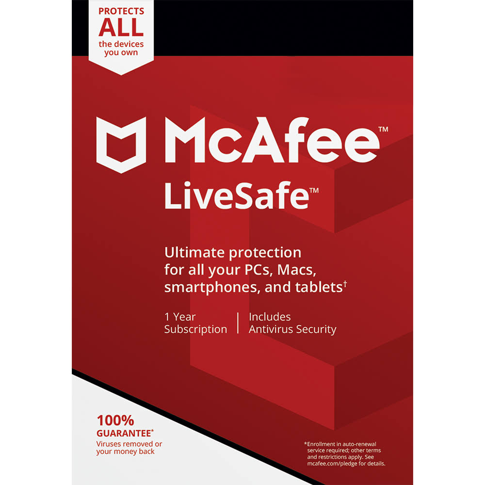 LiveSafe 1 Year Unlimited Devices X931