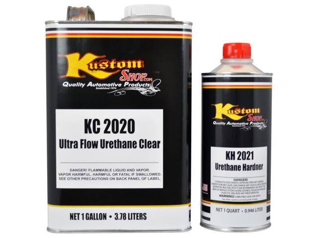 White Urethane Basecoat Clearcoat Auto Paint Medium Gallon Kit L121