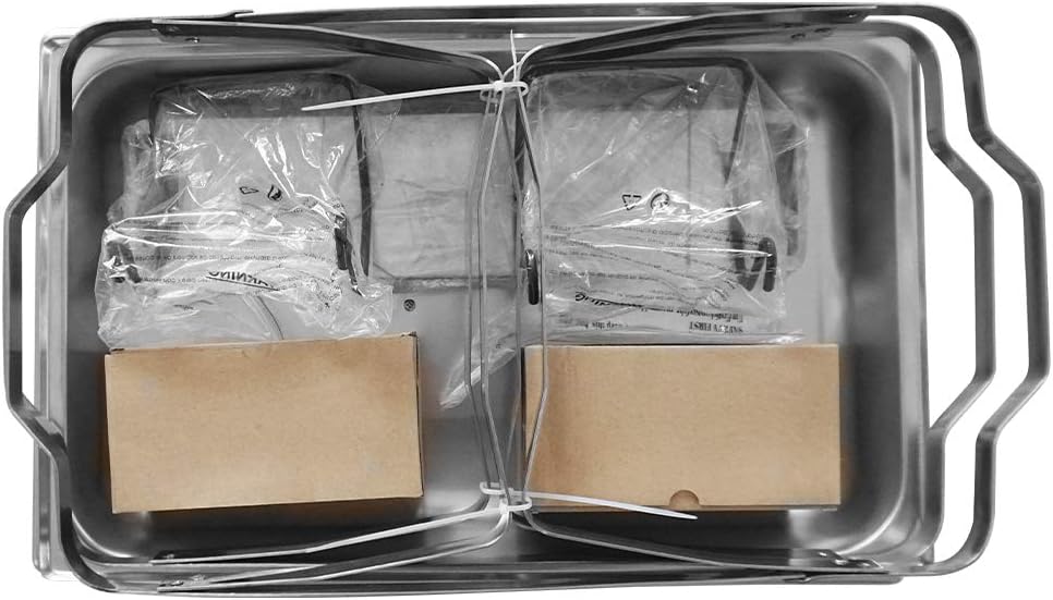 2 Packs 8 Quart Stainless Steel Chafing Dish P2532
