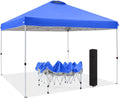 10X10FT Pop Up Canopy Tent with Wheeled Bag X337