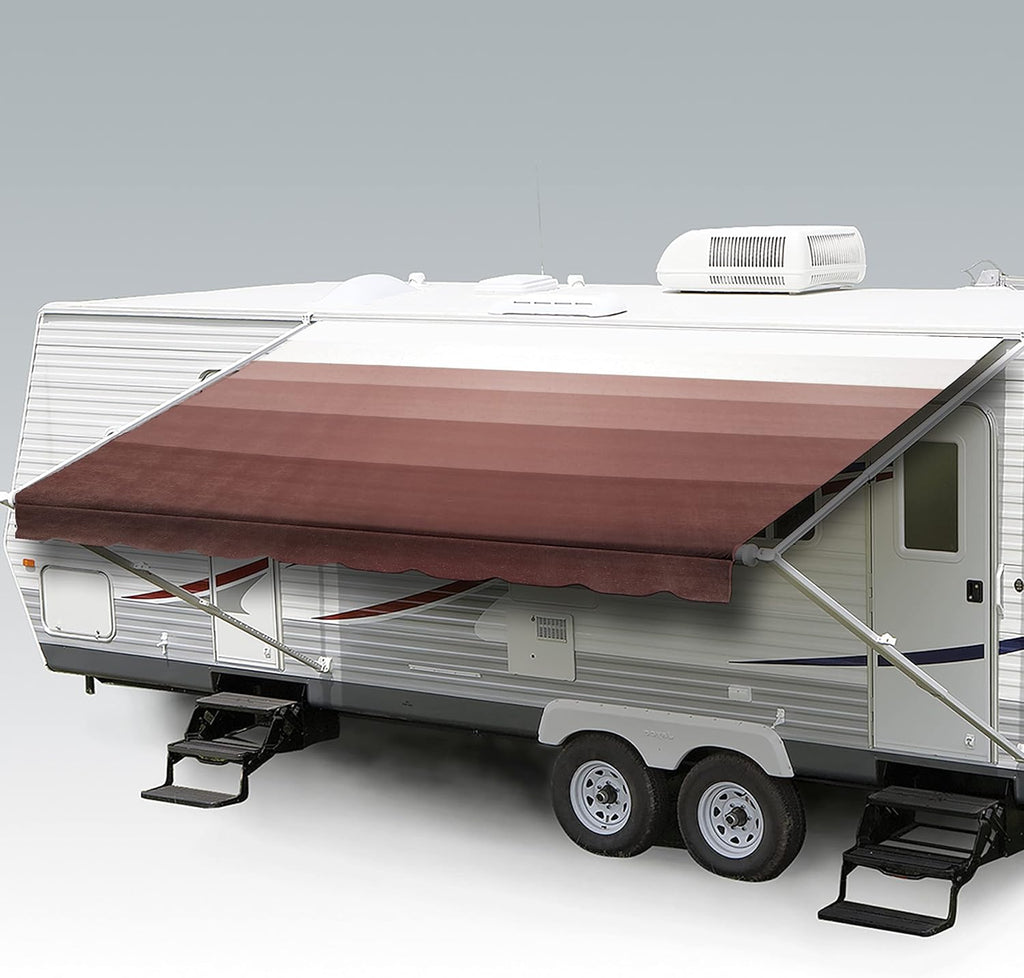 Heavy Duty Weatherproof Vinyl RV Awning Fabric Replacement P991