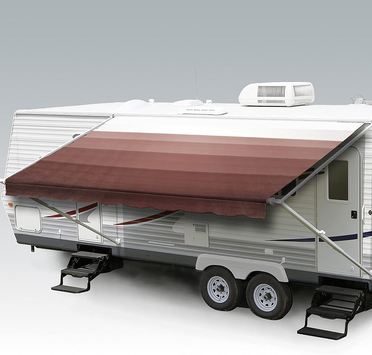 Heavy Duty Weatherproof Vinyl RV Awning Fabric Replacement P991