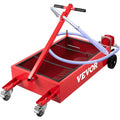20 Gallon Oil Drain Pan with Pump Hose Casters L53753