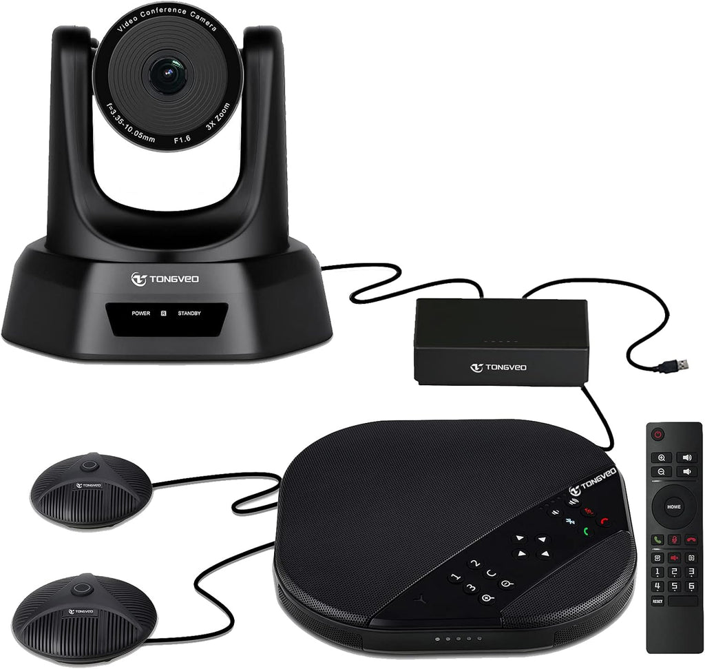 2K Conference Webcam with Microphone and Speaker T23139