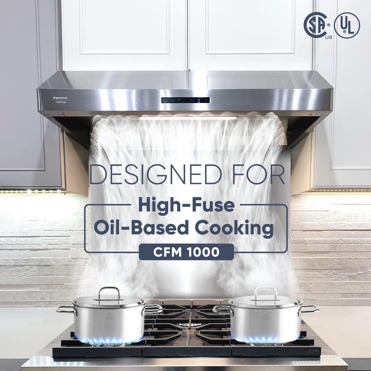 30 Under Cabinet Hood, 900+ CFM, Stainless Steel A4371