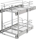 12 x 18 Inch 2-Tier Wire Pull Out Shelf B393