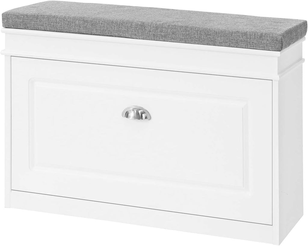 2 Drawers Shoe Cabinet Shoe Rack Storage Organizer Unit H48323