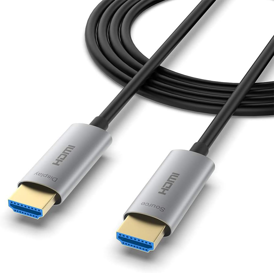 60ft Fiber Optic HDMI Cable 4K@60Hz HDR ARC 18Gbps G914