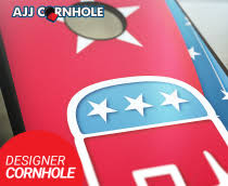 Solid Wood Cornhole Board and Bags J56470