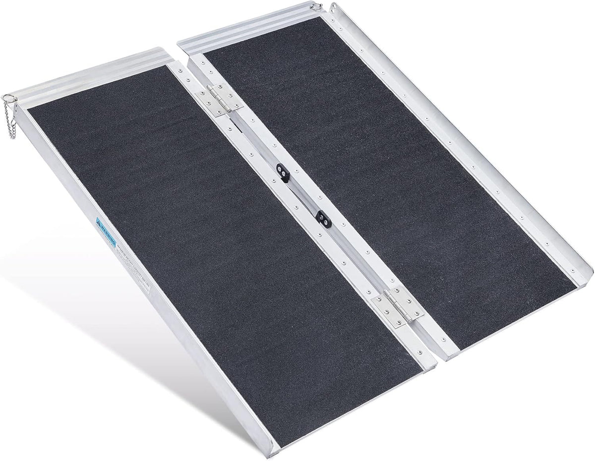 Portable Lightweight Aluminum Wheelchair Ramp Q6493