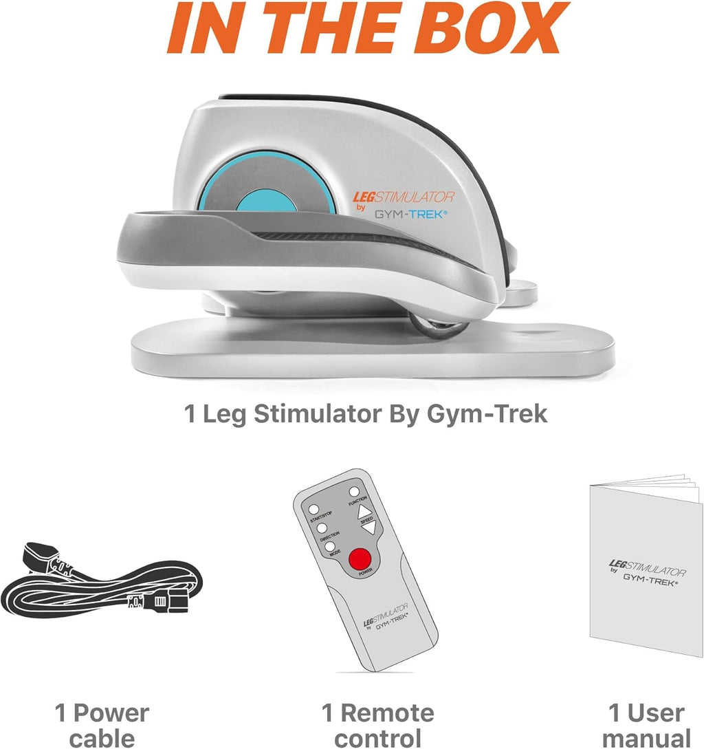 Under Desk Elliptical Machine with Remote Control and LCD Monitor H724759