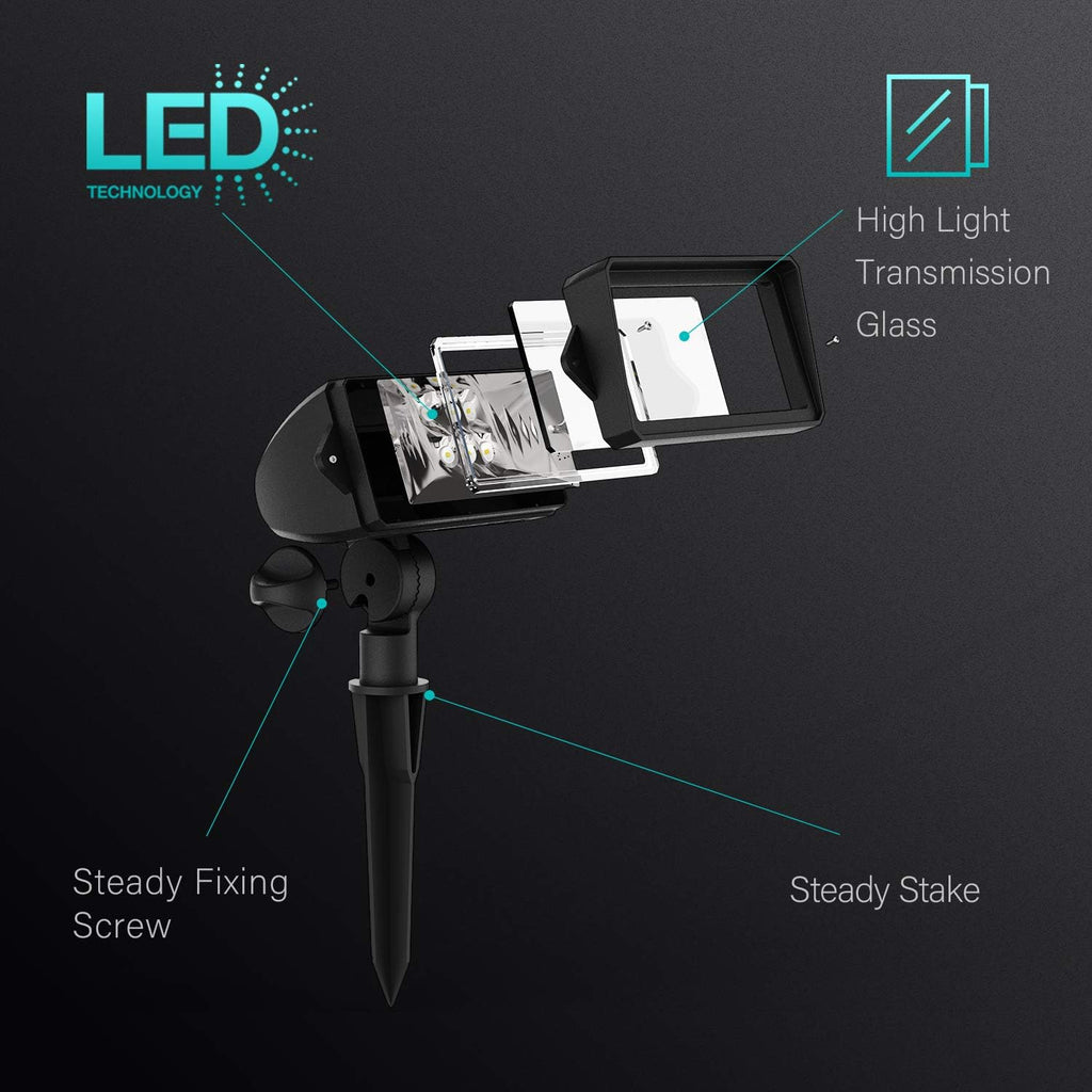 18 Watt Weatherproof LED Landscape Floodlight 6 Pack S317339