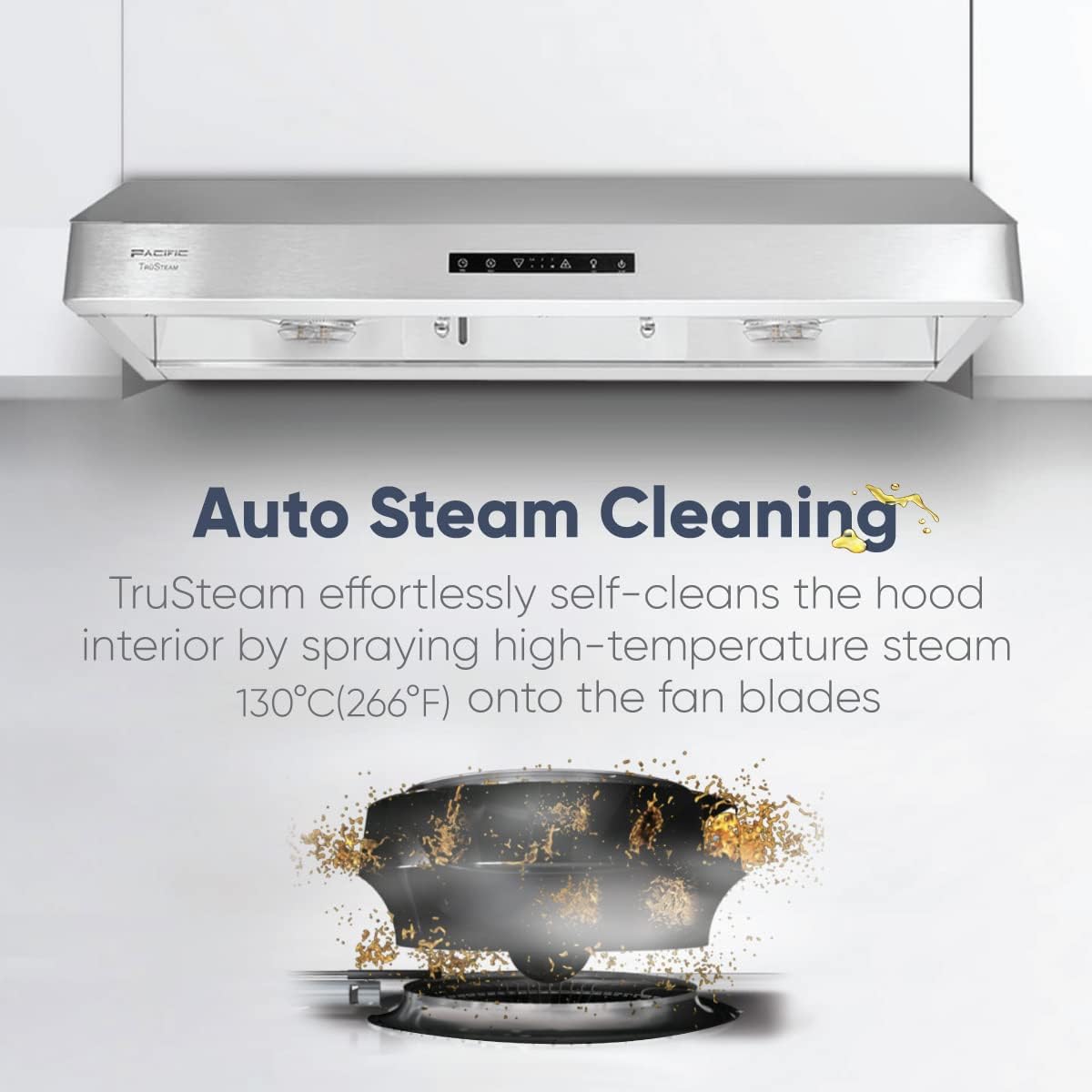 30 Under Cabinet Hood, 900+ CFM, Stainless Steel A4371