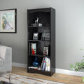 Midnight Black 60-Inch Bookcase N33724