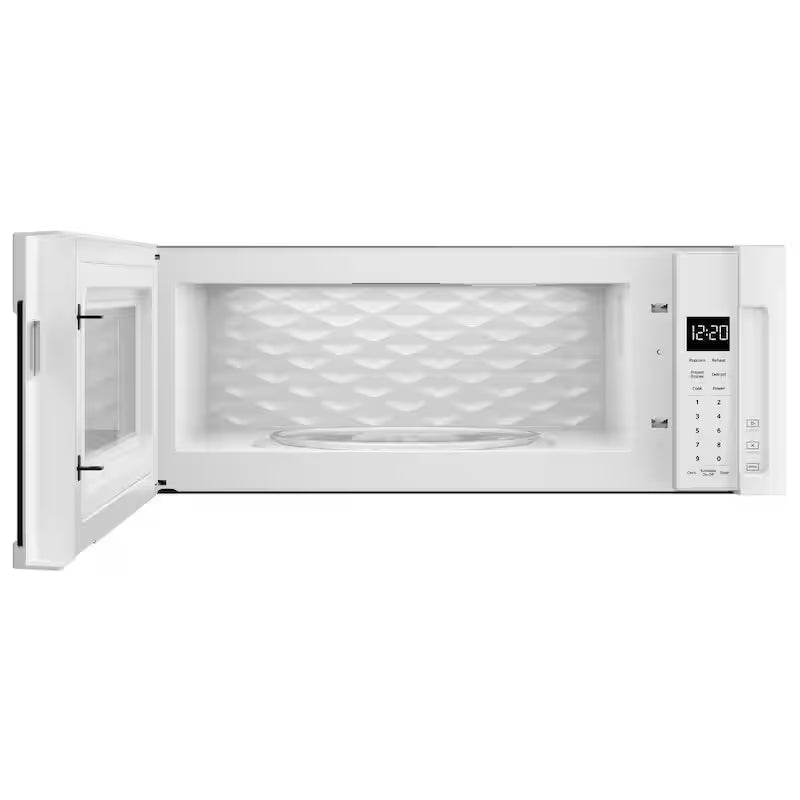 White Low Profile Microwave Hood Combination S56249