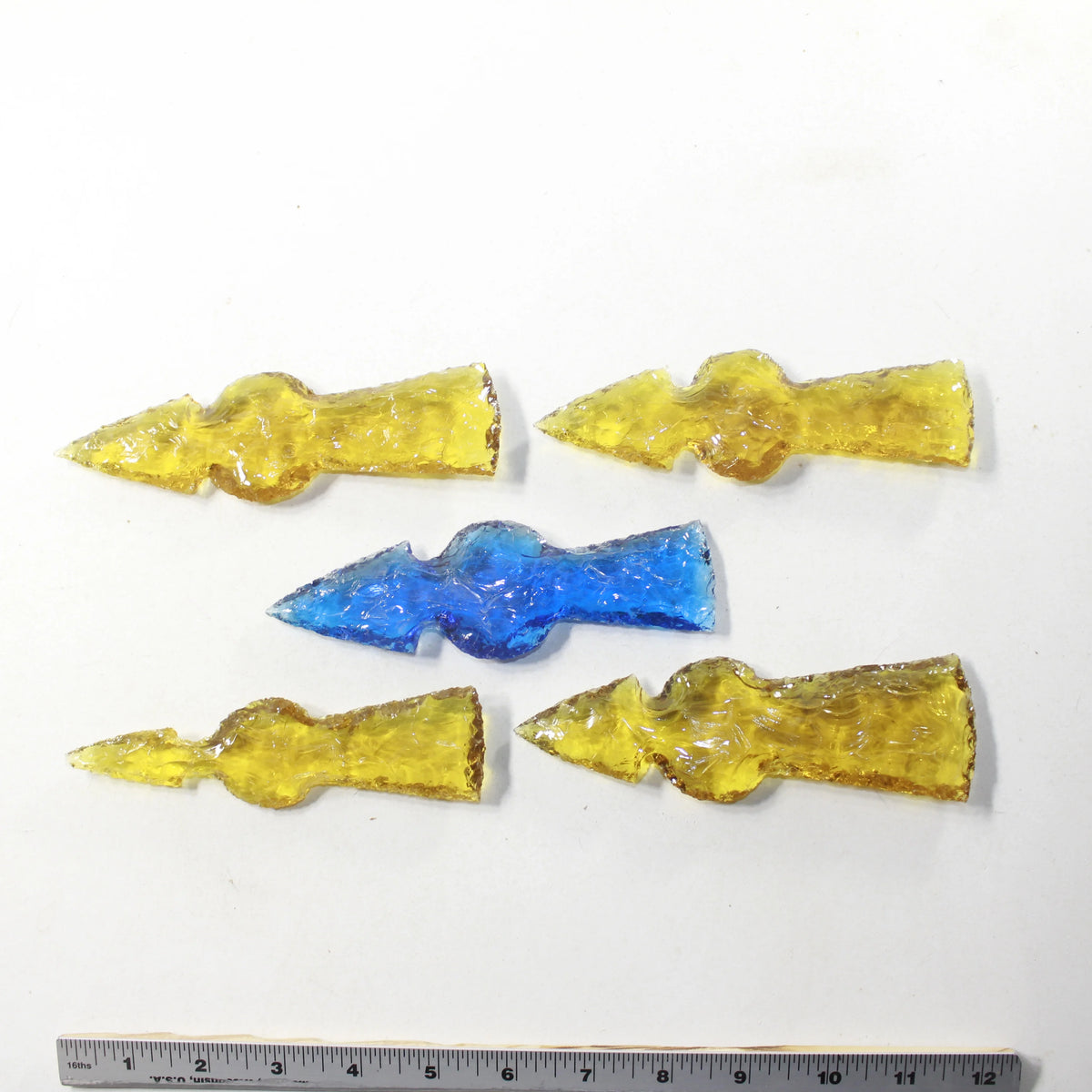 Glass Ornamental Tomahawk Heads U390209