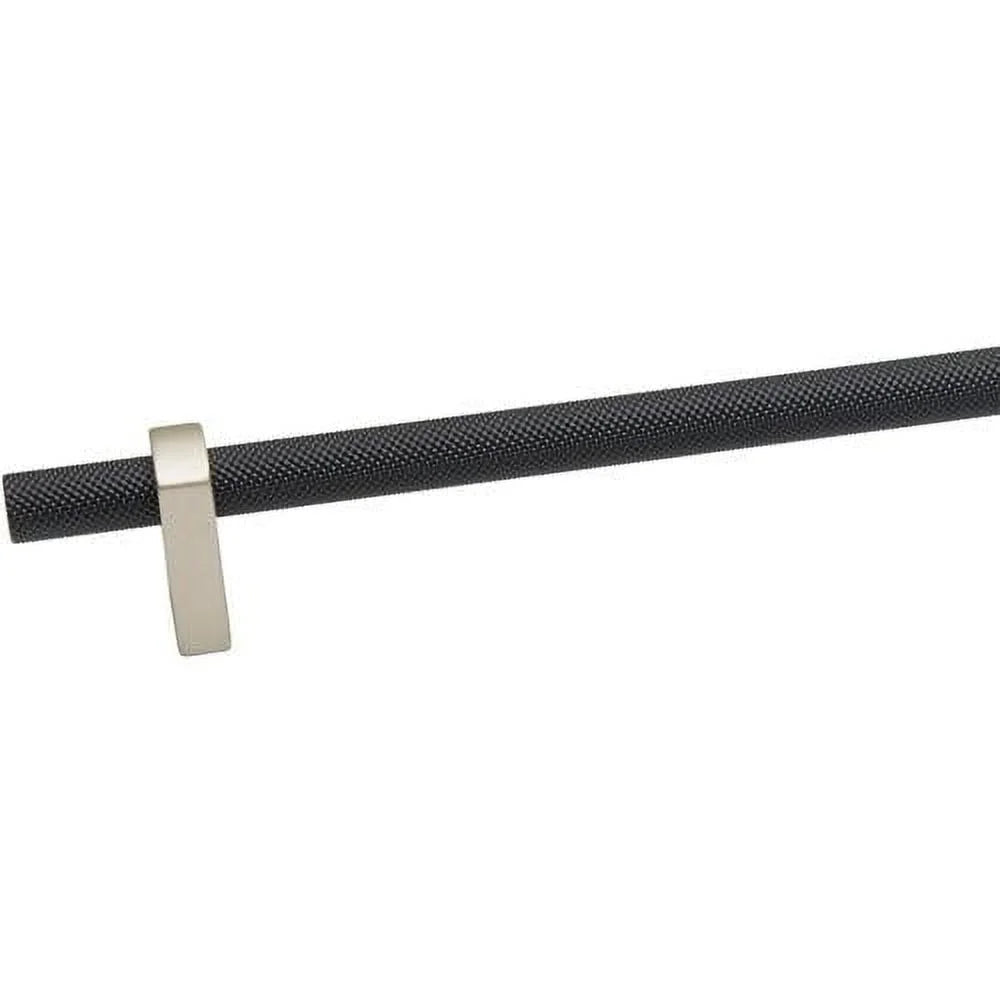 24" Center To Center Knurled Bar Appliance Pull Matte Black Y29456