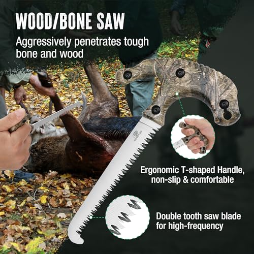 4 Pcs Hunting Knife Set with Portable Sheath F31520