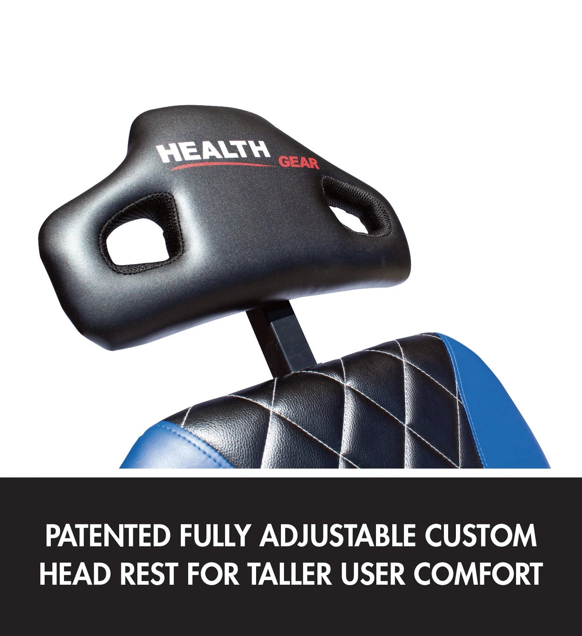 Blue Heat and Vibration Massage Inversion Table Y225