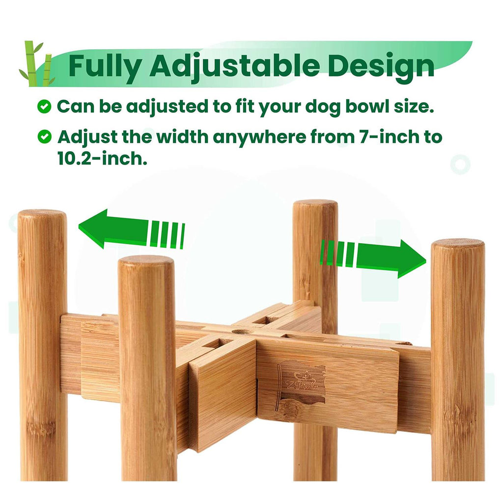 Adjustable Dog Bowl Stand I68546