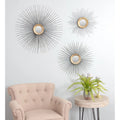 Mid Century Wall Mirrors Set of 3 X78740