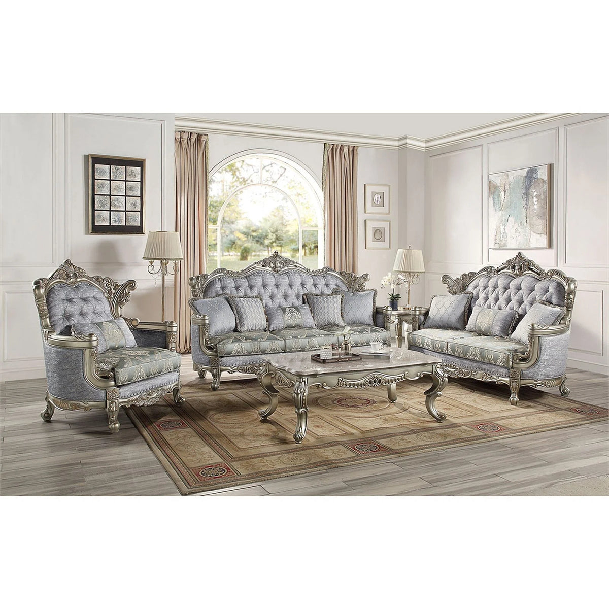 Marble & Wood Coffee Table F885403
