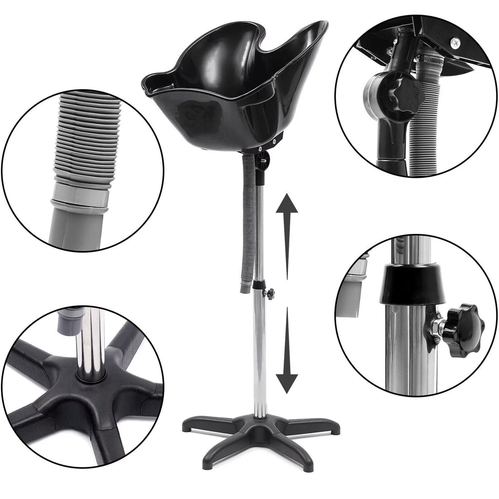 Portable Height Adjustable Shampoo Bowl D712