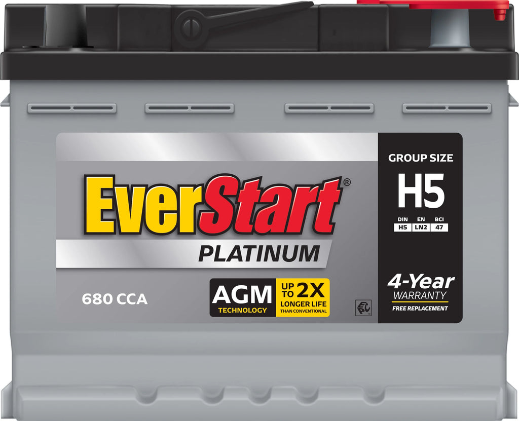 AGM Automotive Battery Group Size H5 12 Volt 680 CCA L38559