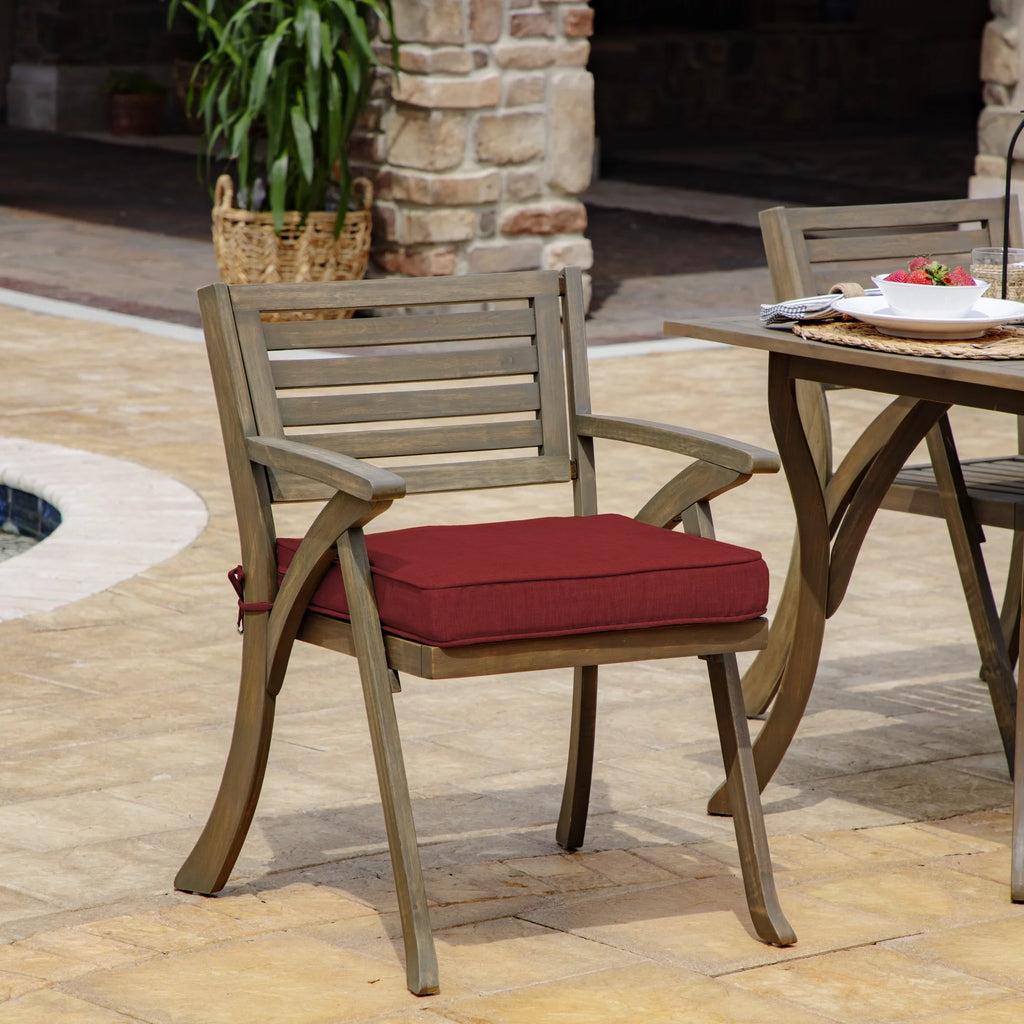 Ruby Red Outdoor Seat Cushion 20 x 20 G634865