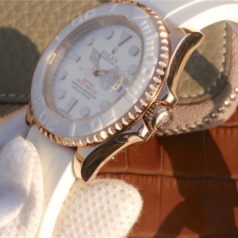 Rose Gold Mix White 40mm P4329