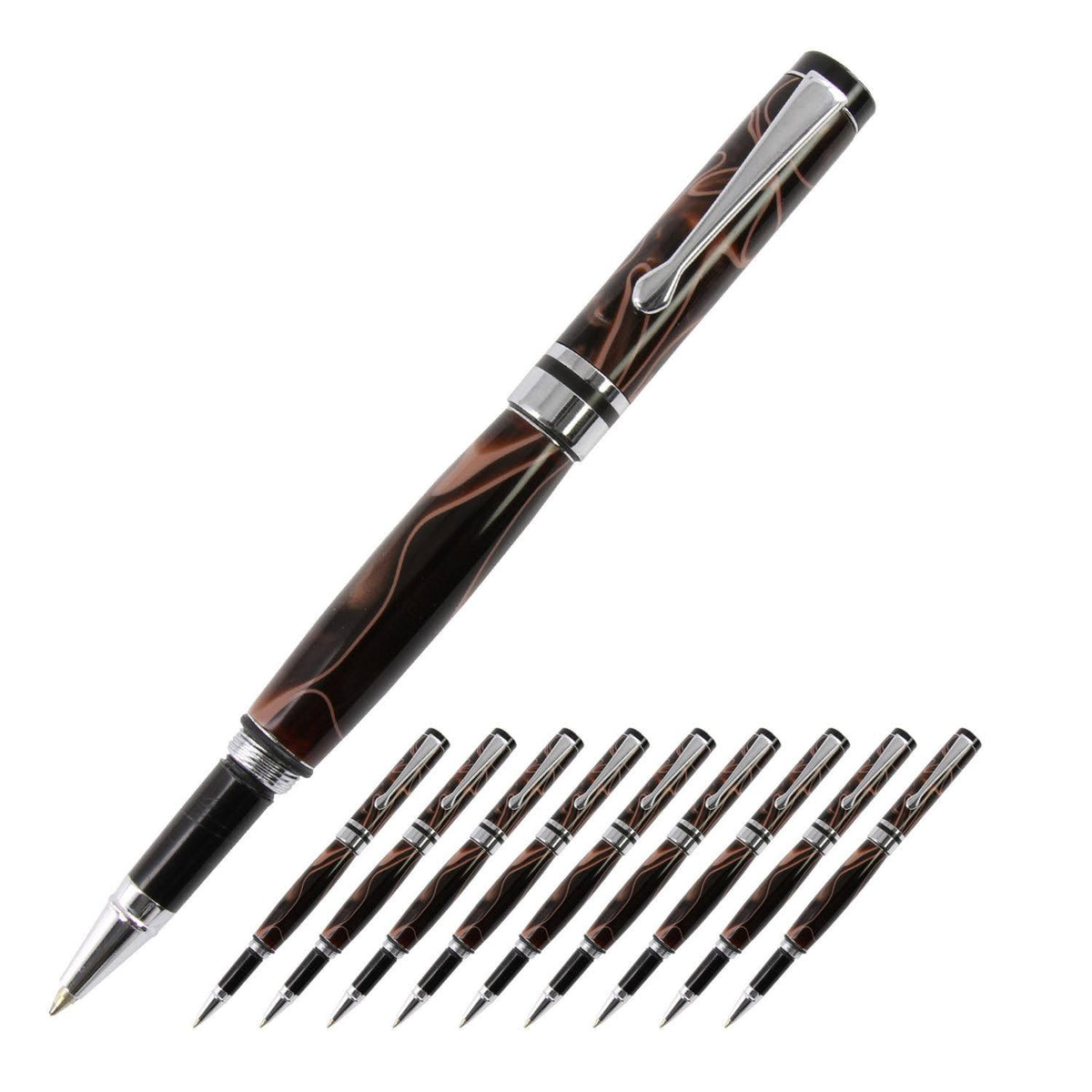 Roller Ball Pen Kit Chrome 10 Pack P2894