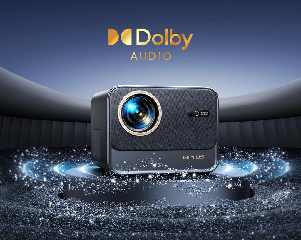 4K Wifi Bluetooth Projector with Auto Focus/Keystone T808