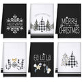 6 Pcs Christmas Kitchen Towels 16x24 Inch C4470