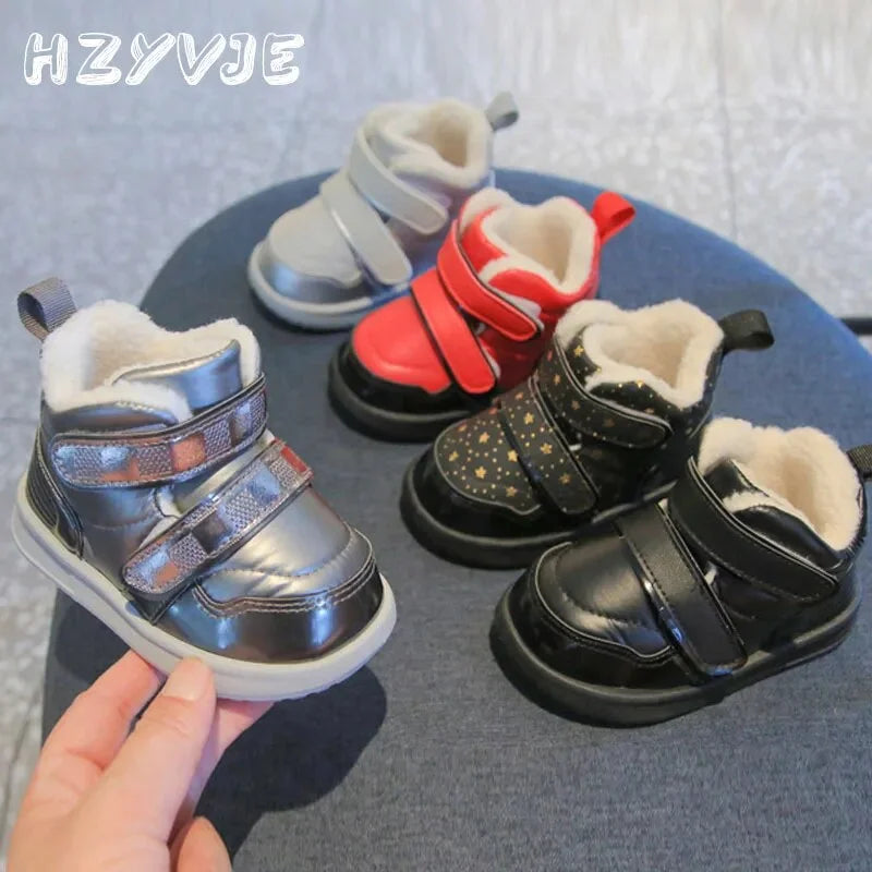Silvery White Non Slip Warm Snow Boots L93742