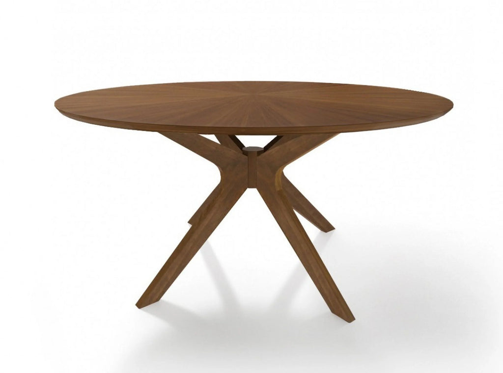 Brown Round Dining Table Q397764