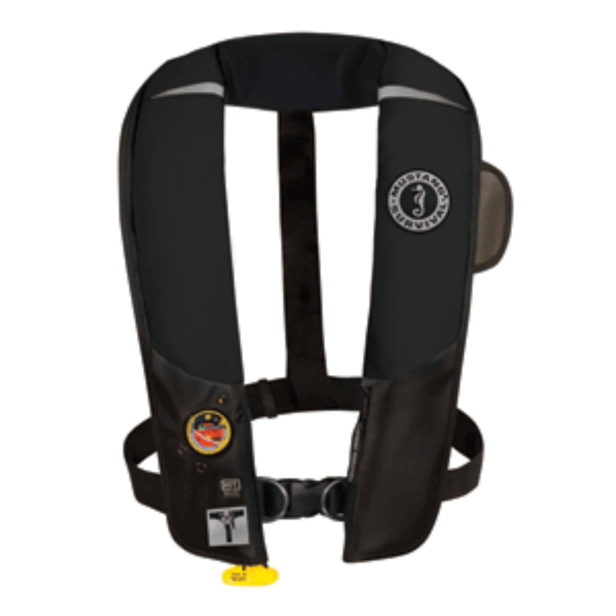 Black Inflatable Automatic PFD with Harness W199788