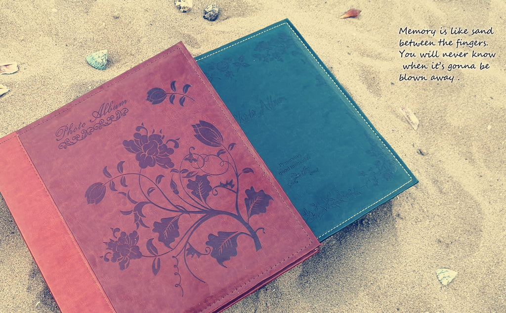 4x6 600 Pockets Photo Album with Leather Cover Y56244