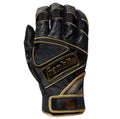 Black/Gold Adult Batting Gloves XL A245284