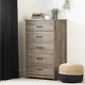 5 Drawer Weathered Oak Dresser H4756