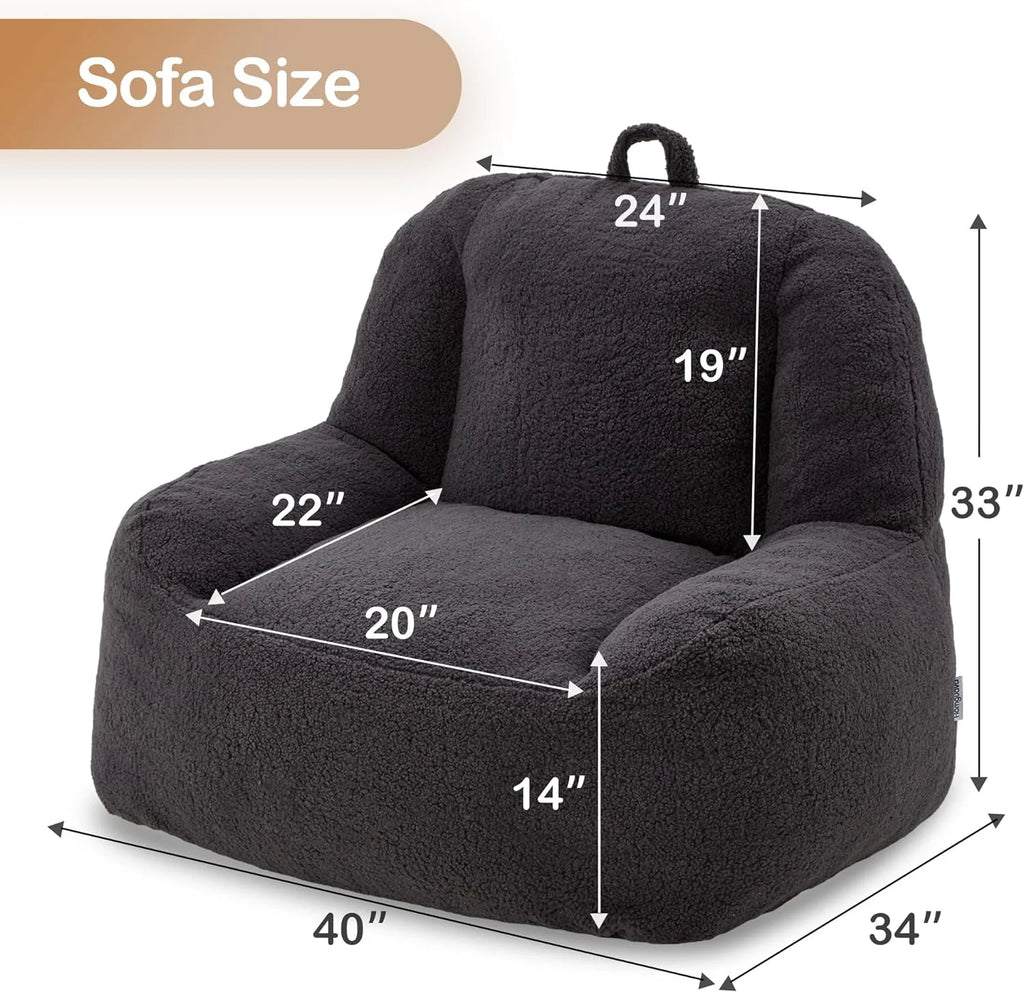 Lazy Sofa Beanbag Chair with High Density Foam Filling G78090