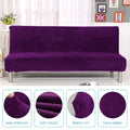 Stretch Futon Cover Armless Sofa Bed Cover M866